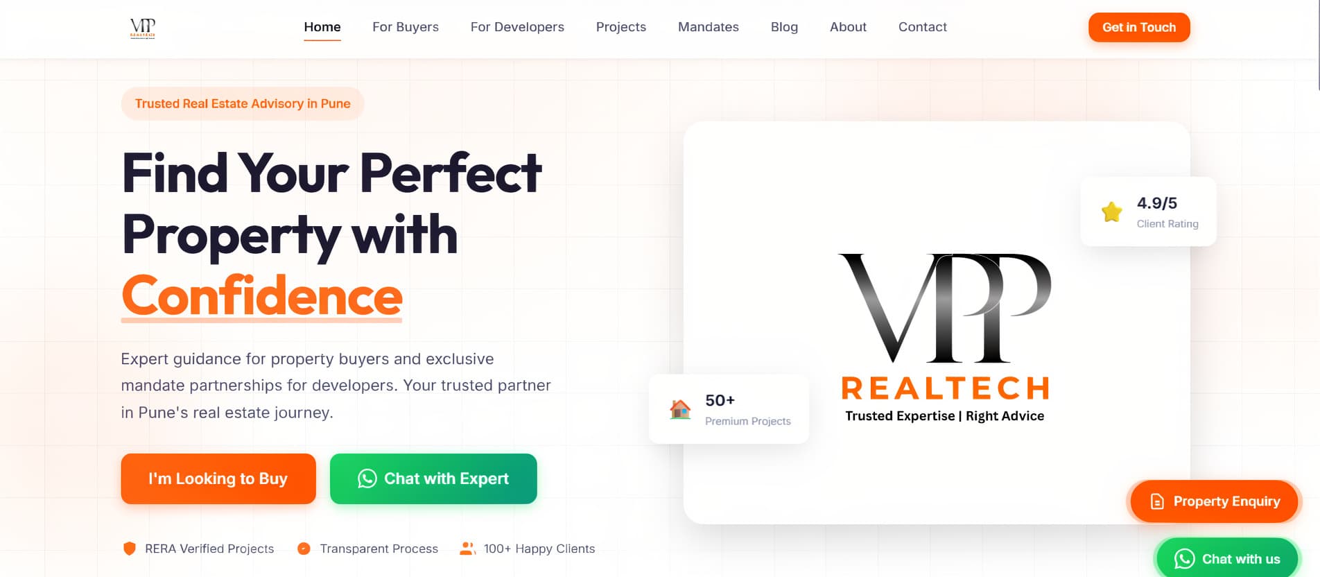 VPP Realtech - Real Estate Platform